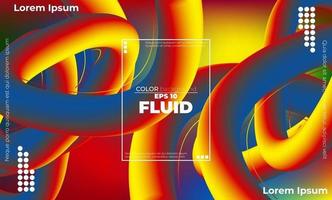 Abstract fluid color pattern of neon color liquid gradient background with modern geometric dynamic motion style Suitable For Wallpaper, Banner, Background, Card, Book Illustration, landing page, vector