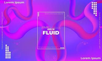 Abstract fluid color pattern of neon color liquid gradient background with modern geometric dynamic motion style Suitable For Wallpaper, Banner, Background, Card, Book Illustration, landing page, vector