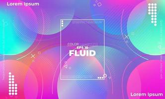 Creative geometric wallpaper. Trendy fluid flow gradient shapes composition. Visual Supply Company background for gift card,  Poster on wall poster template,  landing page, ui, ux ,coverbook,  baner, vector