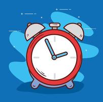 alarm clock, wake up time vector