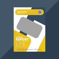 Brochure annual report cover presentation template vector