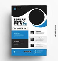 Modern Corporate Flyer Template vector