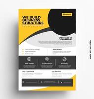 Modern Flyer Template Design vector