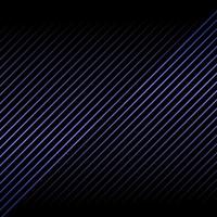 Abstract blue metallic diagonal line pattern on black background and texture. vector