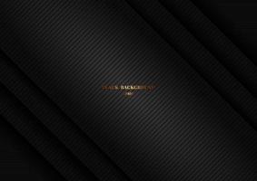 Abstract black shiny layer diagonal with stripes lines, texture background. Luxury style. vector