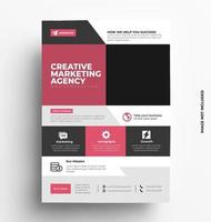 Modern Flyer Template Design vector