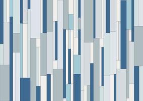 Abstract geometric vertical rectangle stripes, pattern blue color tone background and texture. vector