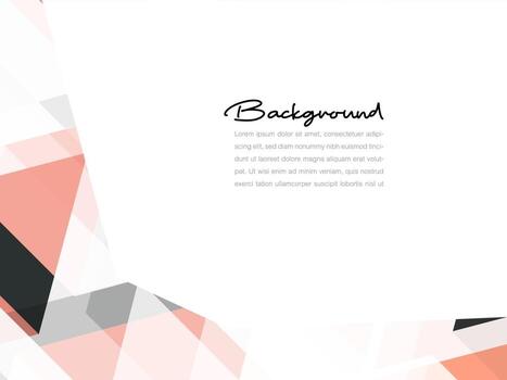 Abstract colorful background with copyspace with shapes vector