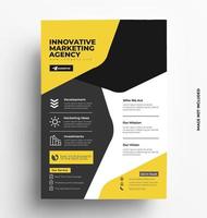 Modern Flyer Template Design vector