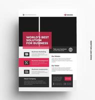 Modern Corporate Flyer Template vector