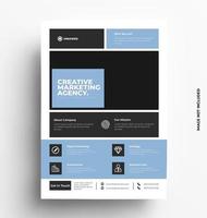 Modern Flyer Template Design vector