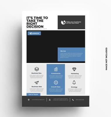 Modern Flyer Template Design