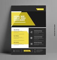 Modern Flyer Template Design vector