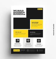 Modern Flyer Template Design vector