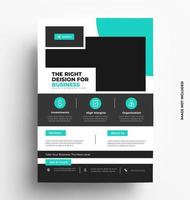 Modern Corporate Flyer Template vector