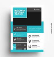 Modern Corporate Flyer Template vector