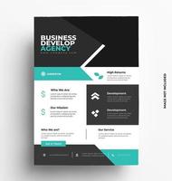 Modern Corporate Flyer Template vector