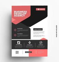 Modern Flyer Template Design vector