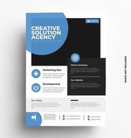 Modern Flyer Template Design vector