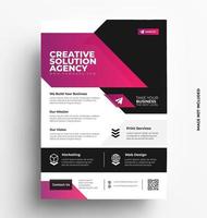 Print Flyer Template vector