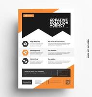 Print Flyer Template vector