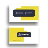 Print Ready Business Card. vector