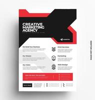 Print Flyer Template vector