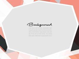 Abstract colorful background with copyspace with shapes vector