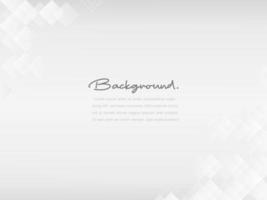 Abstract white and grey tone background with copyspace with shapes. vector