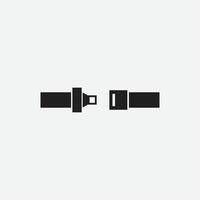 vector illustration of seat belt icon for grahic and web design