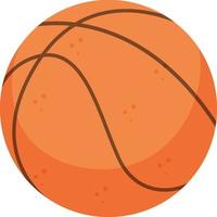 pelota de baloncesto aislado sobre fondo blanco vector