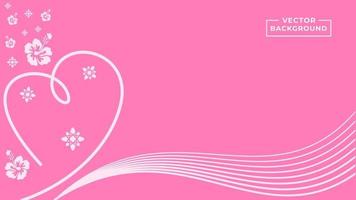 Abstract modern heart background vector
