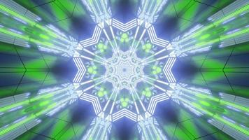 Colorful 3D kaleidoscope design illustration for background or texture