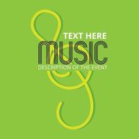 Music Event Symbol on illustration graphic vector