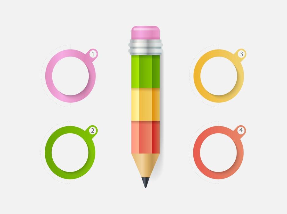 Pencil Circle Vector Art, Icons, and Graphics for Free Download