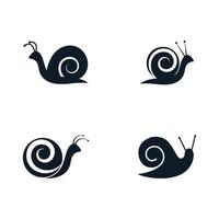 snail logo and symbol icon vector