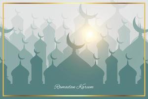 diseño de fondo ramadán vector