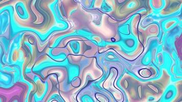 Abstract Multi-Colored Moving Background with Bubbles