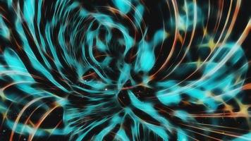 Abstract Fractal Multi-Colored Neon Background