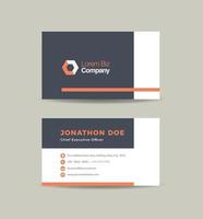 Corporate Business Card Design or Visiting Card And Personal Business Card vector