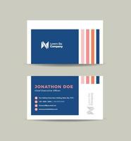 Corporate Business Card Design or Visiting Card And Personal Business Card vector
