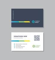 Corporate Business Card Design or Visiting Card And Personal Business Card vector