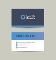 Corporate Business Card Design or Visiting Card And Personal Business Card vector