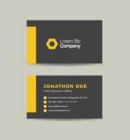 Corporate Business Card Design or Visiting Card And Personal Business Card vector