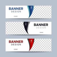 Abstract banners template design. Vector EPS 10