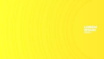 Abstract circle overlap yellow background with space for text and message. vector