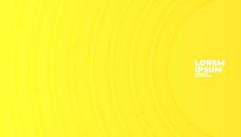 Abstract circle overlap yellow background with space for text and message. vector