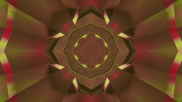 Colorful 3D kaleidoscope design illustration for background or texture photo