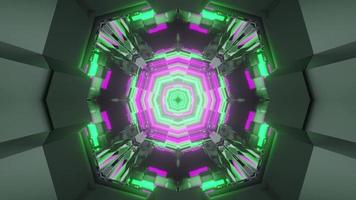 Colorful 3D kaleidoscope design illustration for background or texture photo