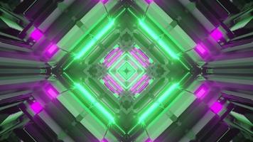 Colorful 3D kaleidoscope design illustration for background or texture photo